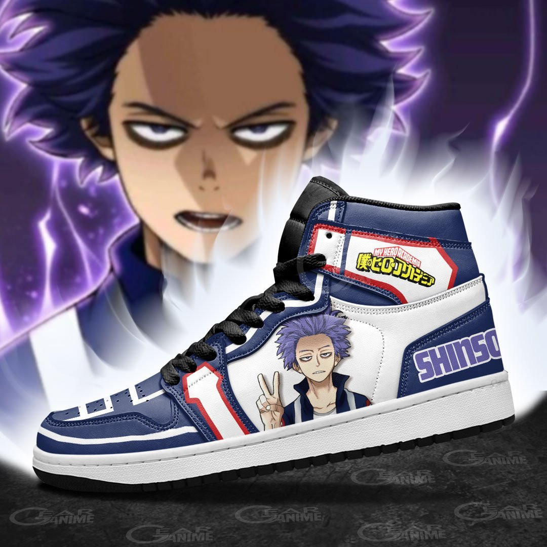 Hitoshi Shinso Sneakers Anime Shoes -  My Hero Academia - Angle 3