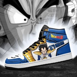 Vegeta Over 9000 Sneakers Dragon Ball Anime Shoes -  Dragon Ball Z - Angle 3