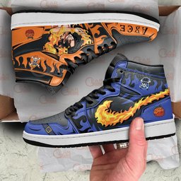 Sabo and Portgas Ace Sneakers Anime One Piece Shoes -  One Piece - Angle 3
