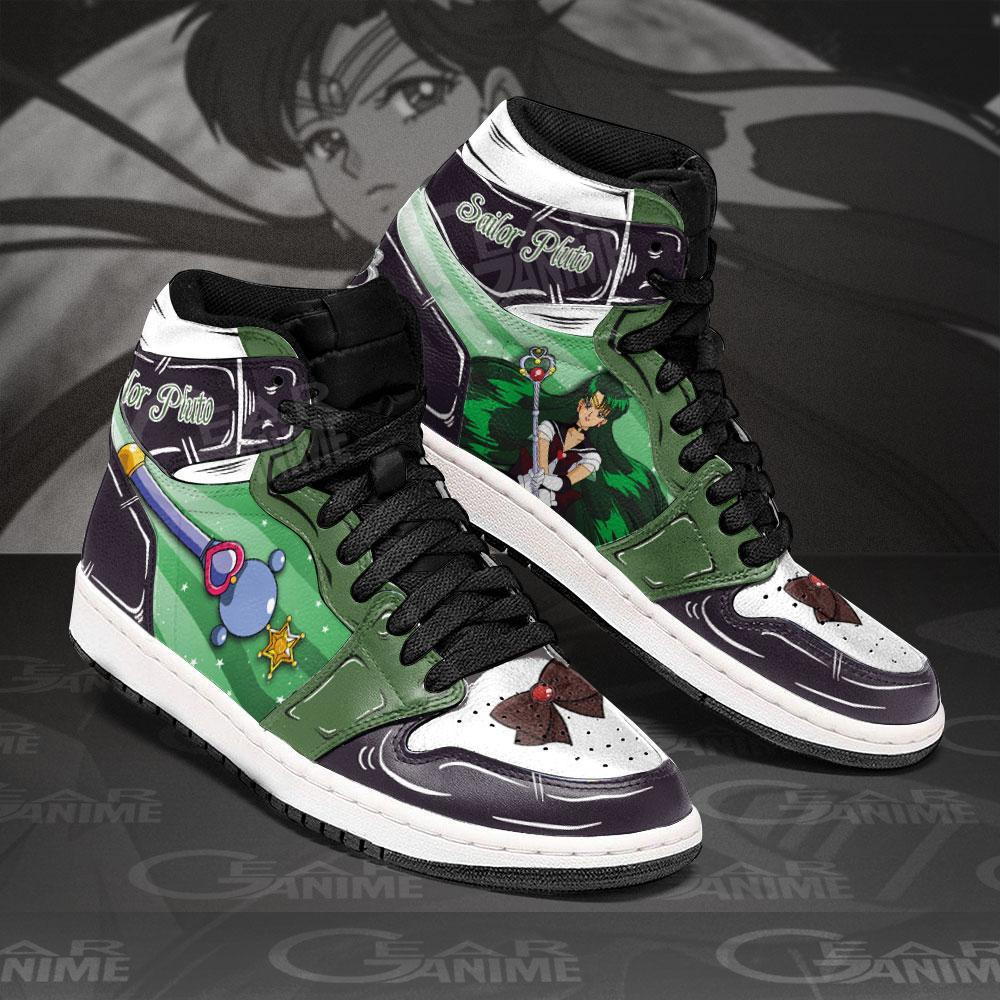 Sailor Pluto Sneakers Sailor Anime Shoes -  Sailor Moon - Angle 2