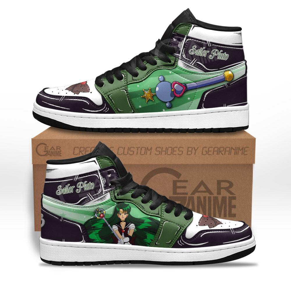 Sailor Pluto Sneakers Sailor Anime Shoes -  Sailor Moon - Angle 1