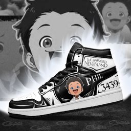 Phil The Promised Neverland Sneakers Custom Anime Shoes Fan Gift Idea - 3 - GearAnime