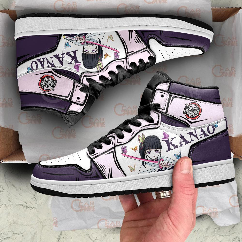 Kanao Tsuyuri Sneakers Anime Shoes -  Demon Slayer: Kimetsu no Yaiba - Angle 4