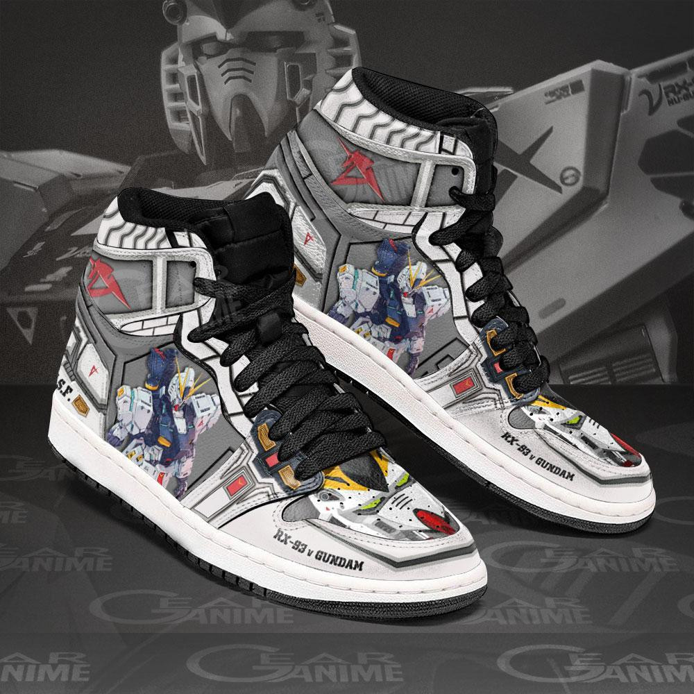 RX-93 v Gundam Sneakers Gundam Anime Shoes -  Gundam - Angle 2