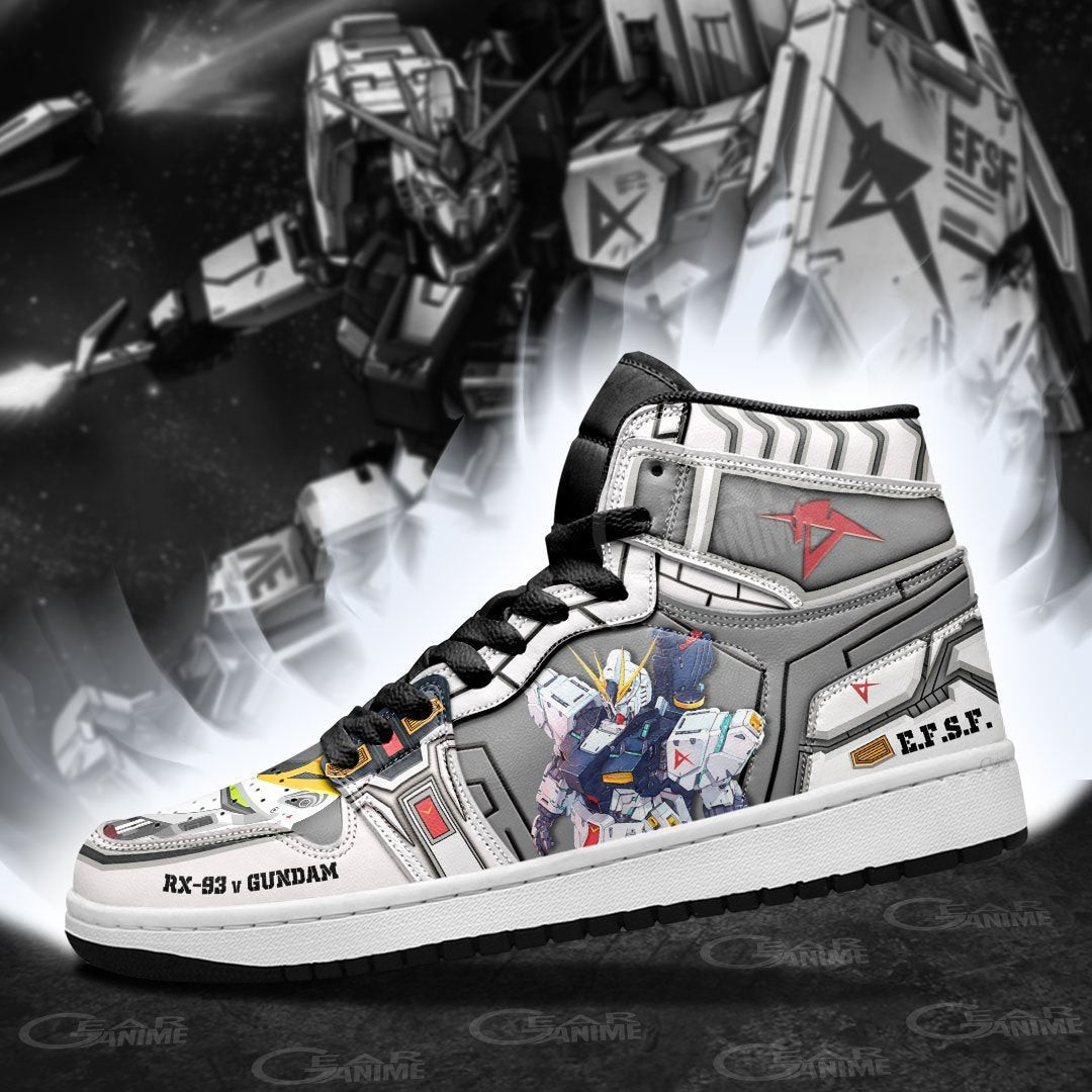 RX-93 v Gundam Sneakers Gundam Anime Shoes -  Gundam - Angle 4