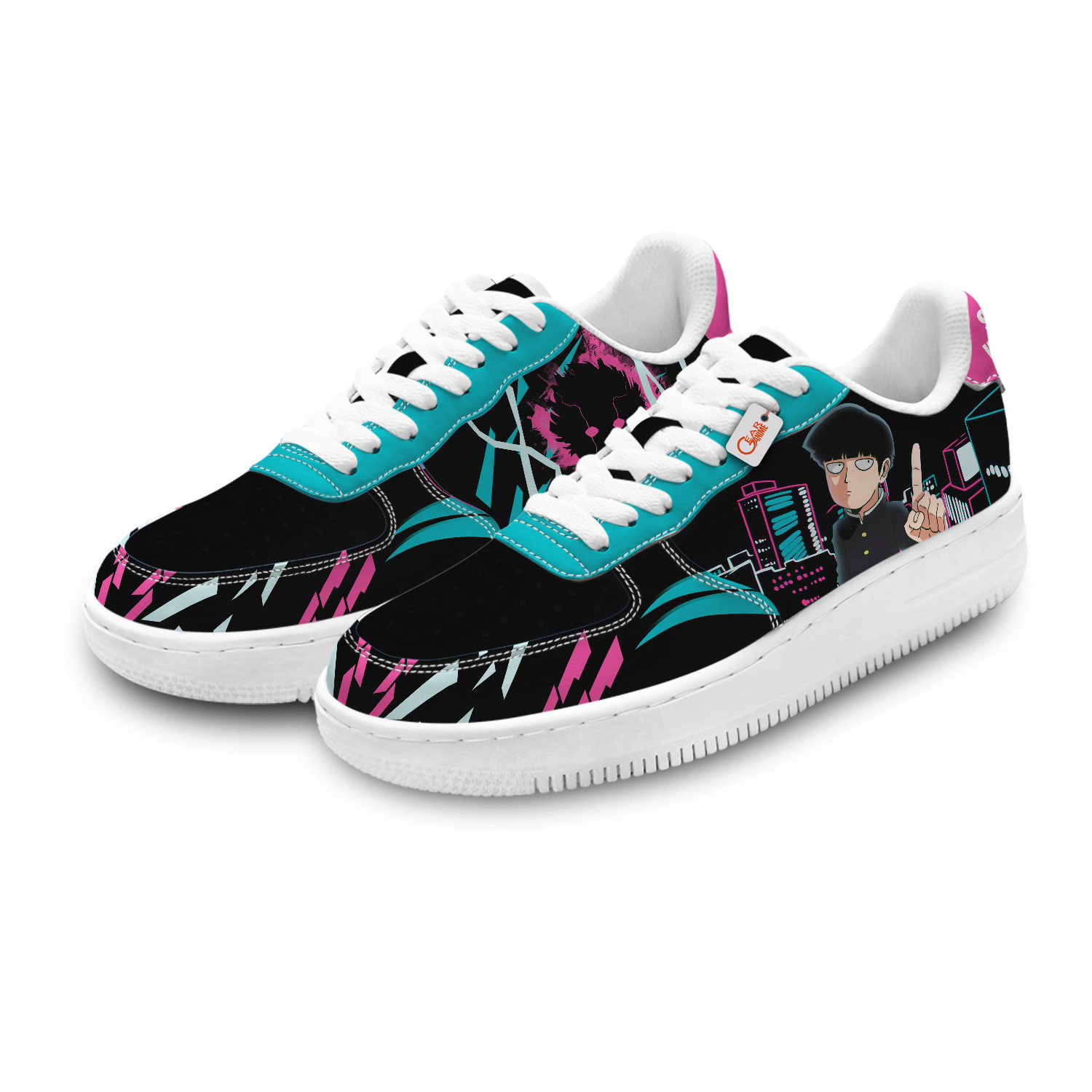 Shigeo Kageyama Personalized Low-Top Sneakers-GearAnime.com