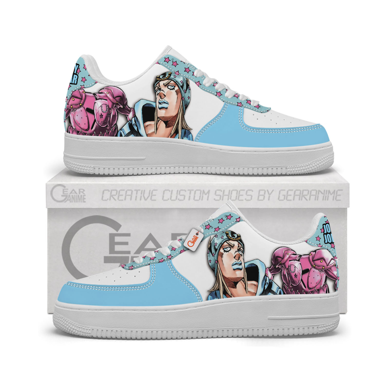 Johnny Joestar Personalized Low-Top Sneakers-GearAnime.com