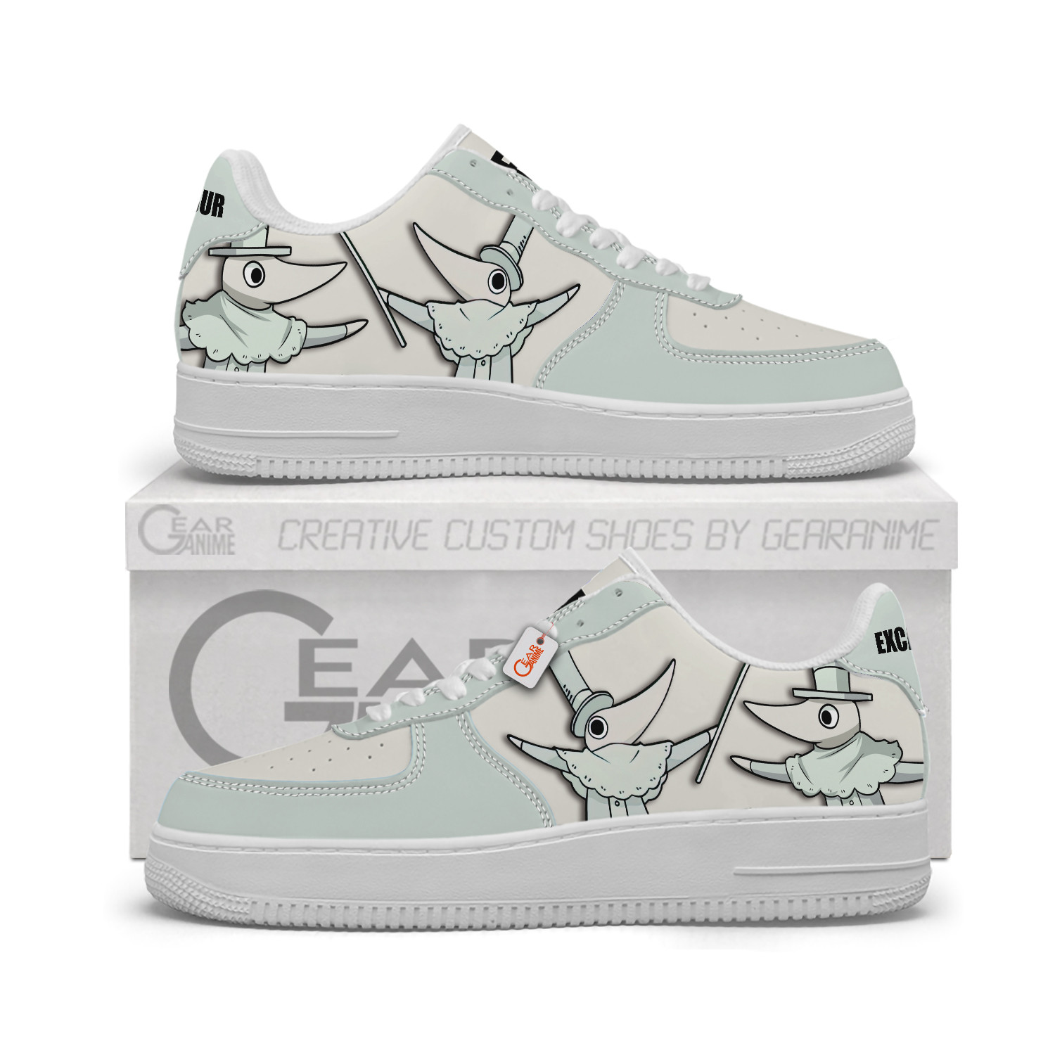 Excalibur Personalized Low-Top Sneakers-GearAnime.com