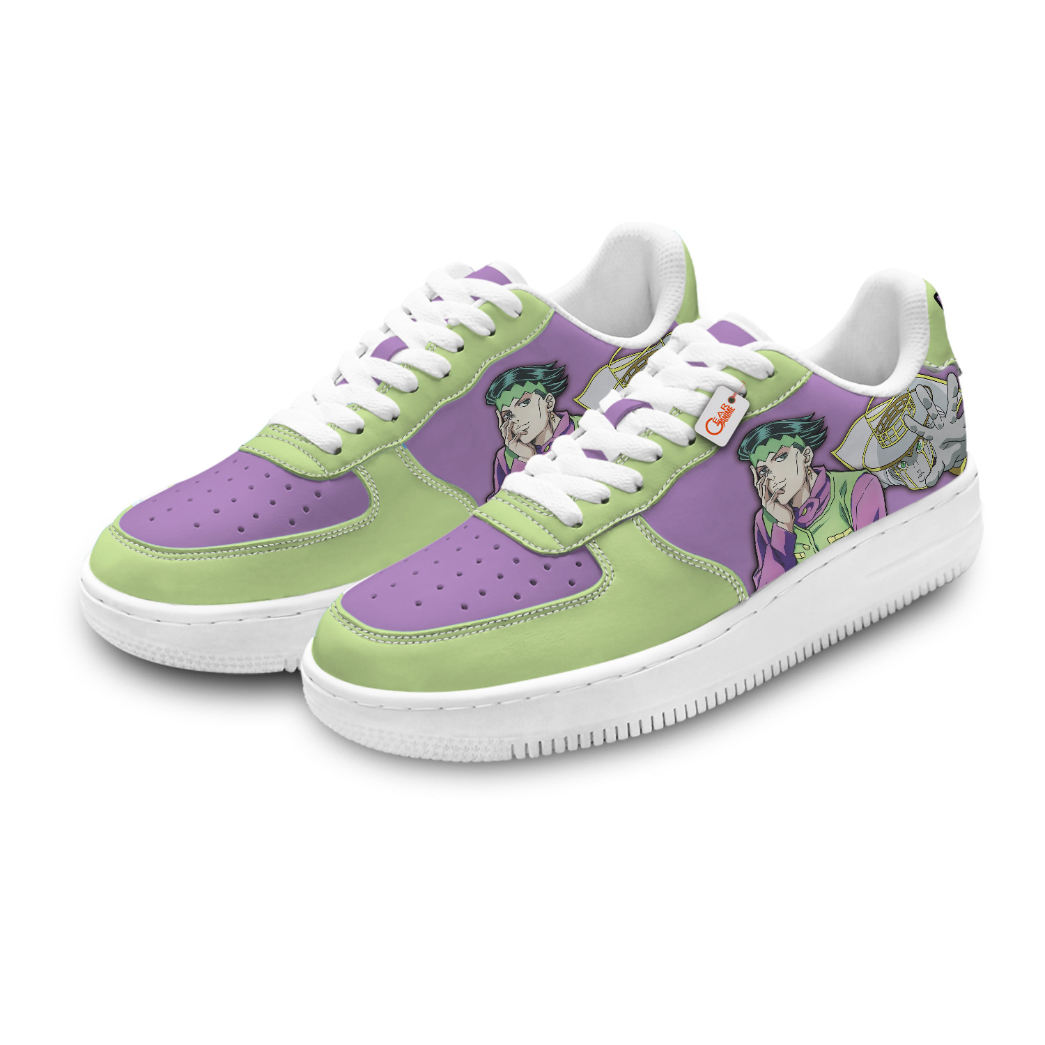 Rohan Kishibe Personalized Low-Top Sneakers-GearAnime.com