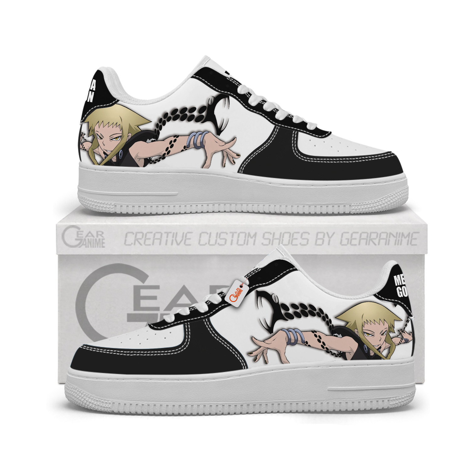 Medusa Gorgon Personalized Low-Top Sneakers-GearAnime.com