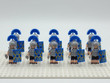 10pcs Medieval Roman Centurions (Blue Armour) Roman Commander Custom Minifigures