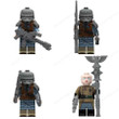 4pcs Death Korps of Krieg Squad Guardsman Warhammer 40k Minifigures Toy