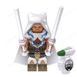 Ahsoka Tano (White Cape) Dual Lightsabers Star Wars Rebels Minifigures Toys