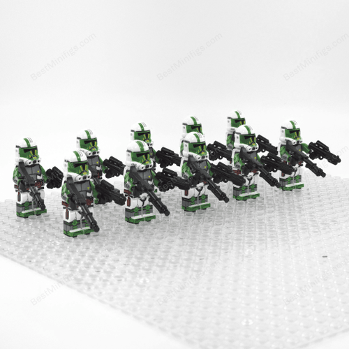 10pcs Star Wars Doom's unit Assault Clone Troopers Minifigures Building Toys