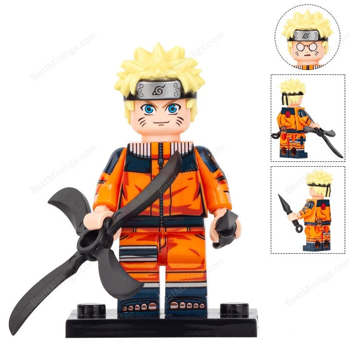 Naruto with Fuma Shuriken - Naruto Series Minifigures Block Toys