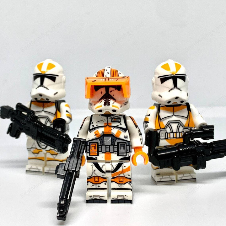 3pcs Commander Cody and 212th Clone Troopers Star Wars Minifigures