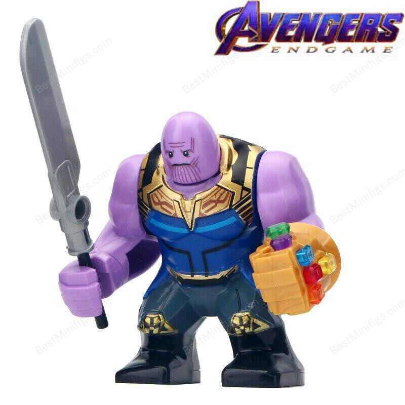 Thanos & Infinity Gauntlet - Avengers 3 Infinity War Marvel Minifigure ...