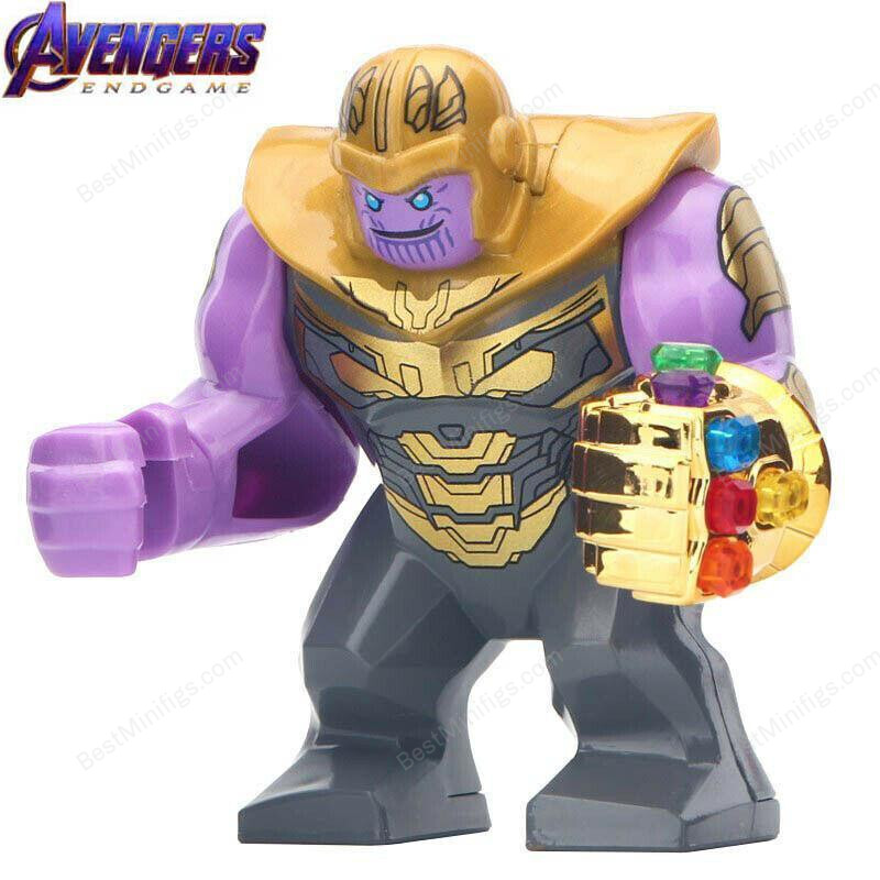 Big Size Thanos with Infinity Gauntlet (Chrome) Avengers Marvel Minifi ...