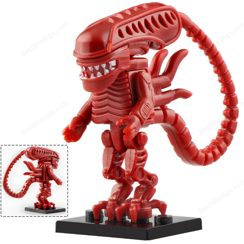 Blood Red Alien Xenomorph (Covenant) Monster theme Minifigures Toy New ...
