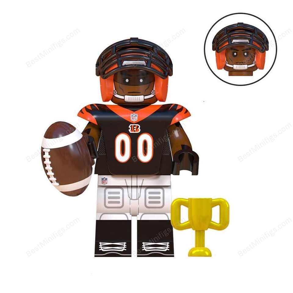 Football Player Bengals Super Bowl NFL Rugby Players Minifigures Acces -  Best Minifigs
