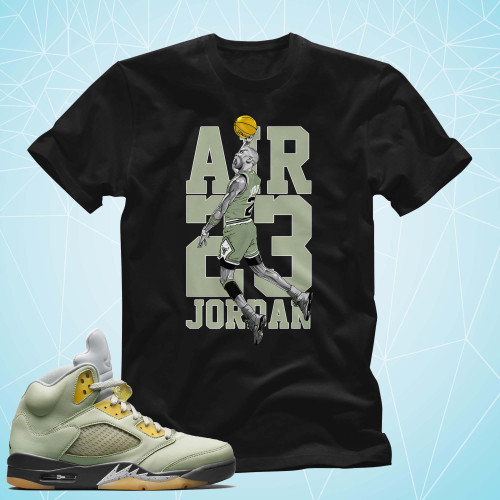 Jordan 5 Retro Jade Horizon Match Shirts - Michael Jordan shirt