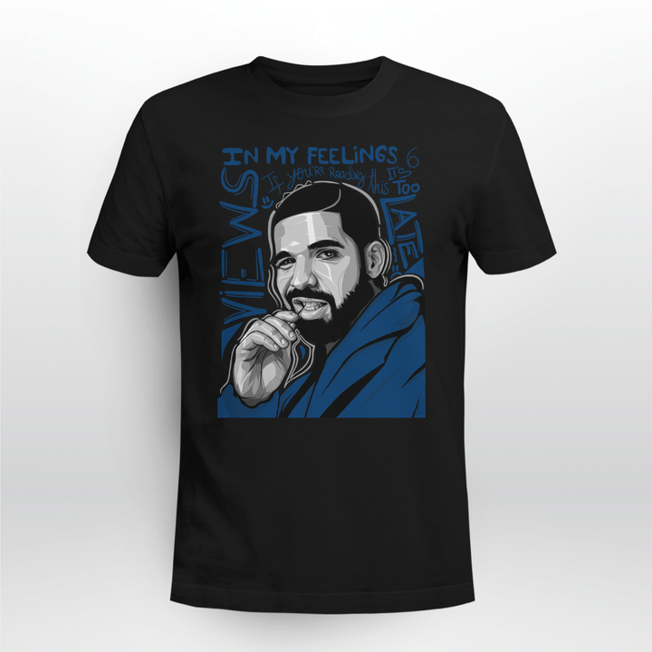 Air Jordan 13 Retro Brave Blue Match Shirts - Drake Shirts