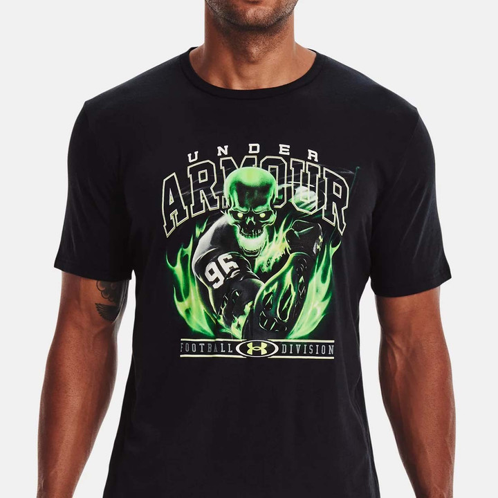 Under Armour Men's UA Football Slime Short Sleeve T-Shirt