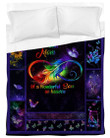 Mother's Day Gift Ideas Custom Name Gifts I'm A Proud Mom Of A Wonderful Son In Heaven - Personalized Fleece Blanket
