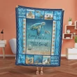 Blanket Gift For Family, Birthday Gift Beautiful Turtle Everyday Is A New Beginning - Fleece Blanket