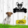 Best Customized Name Father's Day, Mother's Day Gifts Jack Russell Dog Cut Metal Monogram Sign - Personalized Pets Wall Metal Art Home Decor