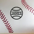 Best Customized Name Housewarming Gifts Baseball Cut Metal Sign - Personalized Wall Metal Art Home Decor