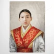 Customized Photo Blanket Gift For Father's Day, Mother's Day, Birthday Gift The Asian Empress - Personalized Fleece Blanket