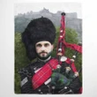 Customized Photo Blanket Gift For Father's Day, Mother's Day, Birthday Gift The Scottish Guard - Personalized Fleece Blanket