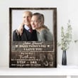 Customized Photo & Name Happy Father's Day, Birthday Gift, Unique Meaningful Gift Bonus Dad From Kids - Personalized Canvas Print Home Decor