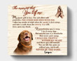 Customized Name & Pet Photo Happy Father's Day 2022, Birthday Gift, Unique Gift For Dog Dad - Personalized Canvas Print Home Decor