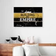 Inspirational & Motivational Wall Art, Business, Office Decor Building My Empire - Canvas Print Wall Decor