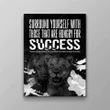 Inspirational & Motivational Wall Art, Business, Office Decor Hungry For Success - Canvas Print Wall Decor