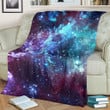 Happy Father's Day, Mother's Day, Birthday Gift 2022, Starfield Nebula Galaxy Space Print Fleece Blanket