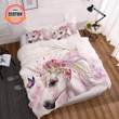 Customized Name Unicorn Like Butterfly Bedding Set Best Birthday Gifts - Duvet Cover Bedding Set