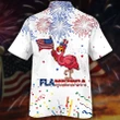 Happy Independence Day USA - 3d Flamingo Hawaiian Shirts, Hoodie, Zip Hoodie, Hoodie Dress, Sweatshirt All Over Print