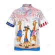 Happy Independence Day USA - 3d Cute Giraffe Hawaiian Shirts, Hoodie, Zip Hoodie, Hoodie Dress, Sweatshirt All Over Print