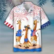 Happy Independence Day USA - 3d Cute Giraffe Hawaiian Shirts, Hoodie, Zip Hoodie, Hoodie Dress, Sweatshirt All Over Print