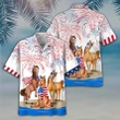 Happy Independence Day USA - 3d Horse Hawaiian Shirts, Hoodie, Zip Hoodie, Hoodie Dress, Sweatshirt All Over Print