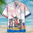 Happy Independence Day USA - 3d Koala Hawaiian Shirts, Hoodie, Zip Hoodie, Hoodie Dress, Sweatshirt All Over Print
