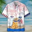Happy Independence Day USA - 3d Persian Hawaiian Shirt, Hoodie, Zip Hoodie, Hoodie Dress, Sweatshirt All Over Print