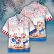 Happy Independence Day USA - 3d Cute Pig Hawaiian Shirt, Hoodie, Zip Hoodie, Hoodie Dress, Sweatshirt All Over Print