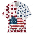 Happy Independence Day USA - 3d Pomeranian Hawaiian Shirt, Hoodie, Zip Hoodie, Hoodie Dress, Sweatshirt All Over Print