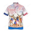 Happy Independence Day USA - 3d Deer Hawaiian Shirts, Hoodie, Zip Hoodie, Hoodie Dress, Sweatshirt All Over Print