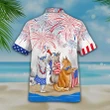 Happy Independence Day USA - 3d Funny Maine Coon Cat Hawaiian Shirts, Hoodie, Zip Hoodie, Hoodie Dress, Sweatshirt All Over Print