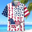 Happy Birthday 2022 - 3d Dachshund Dog American Flag Hawaiian Shirt, Hoodie, Zip Hoodie, Hoodie Dress, Sweatshirt All Over Print